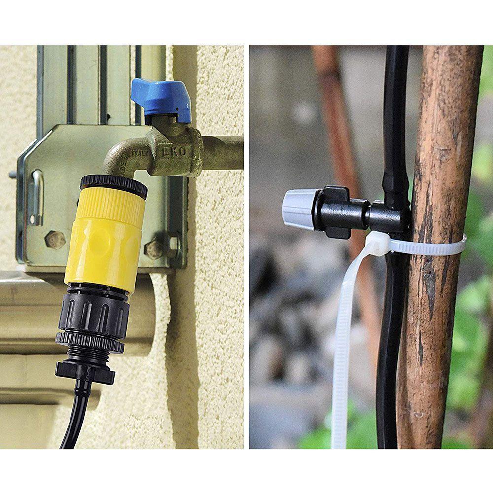 Mangueira Climatizadora Nevoa Kit Sistema Irrigacao Jardim Q - 3