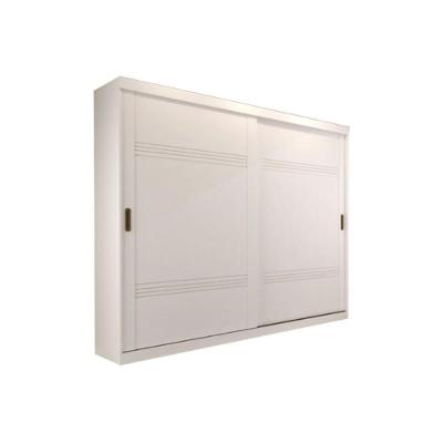 Guarda Roupa Casal Blumenau 2 Portas de Correr 4 Gavetas Branco MDF Panan