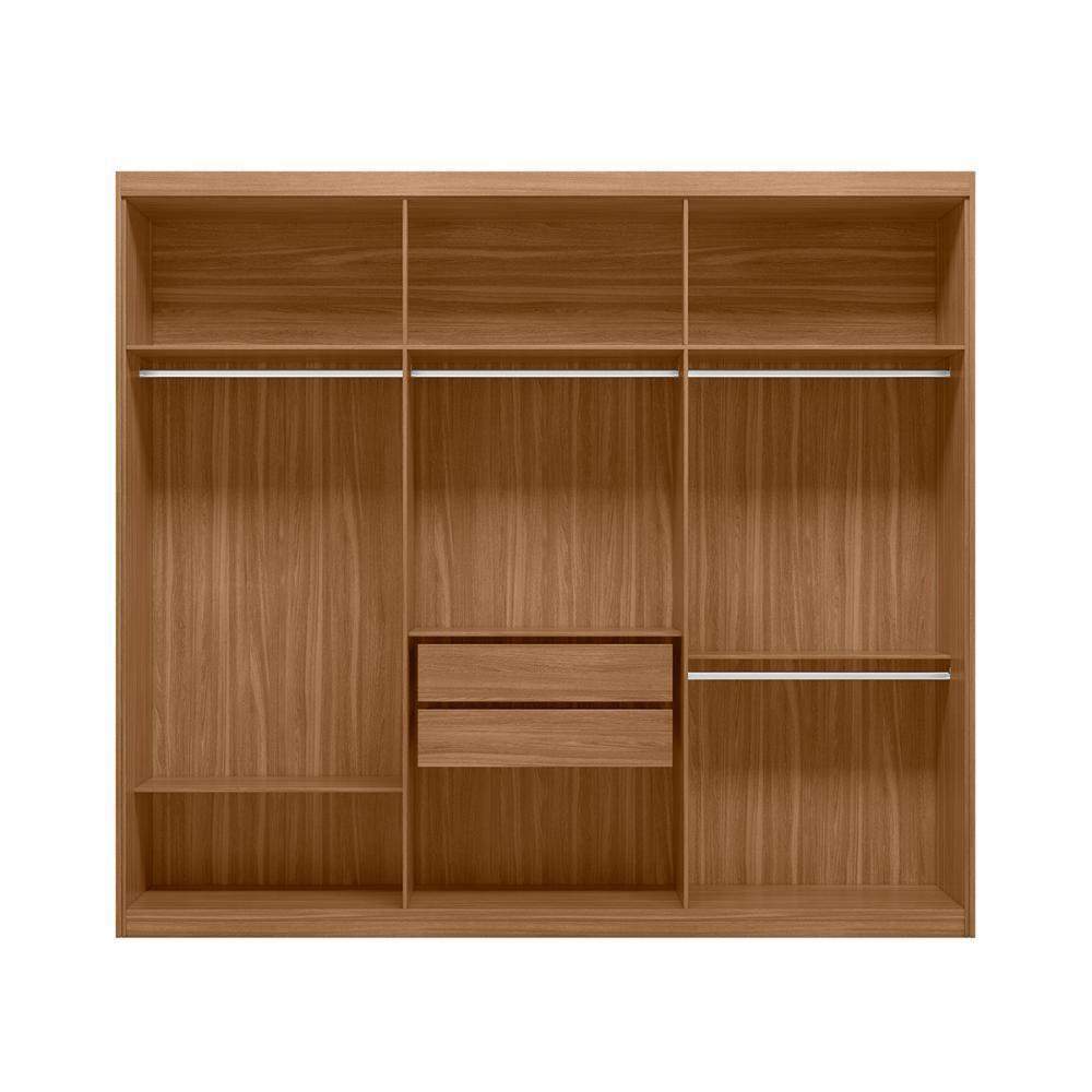 Guarda Roupa 6 Portas Casal Cancún Amêndola Off White - 2