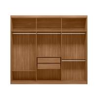 Guarda Roupa 6 Portas Casal Cancún Amêndola Off White - 2