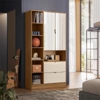 Armário Com Estante 2 Portas Cadiz Amêndola Off White - 2