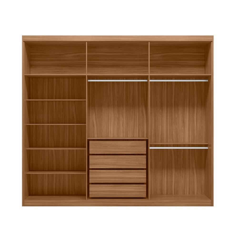 Cômoda E Guarda Roupa Qatar Amêndola Off White Touch - 6