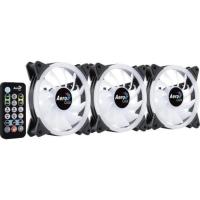 Kit Com 3 Coolers Aerocool Duo 12 Pro Argb + Hub + Controle [f002] - 2