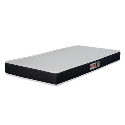 Colchão Solteiro Espuma Malibu D20 Preto Branco Hellen Estofados e Colchões