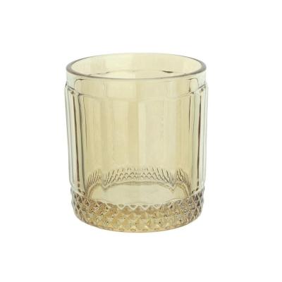 Jogo De Copos Baixos Em Vidro Splendor âmbar Com 6 Peças 330ml L\'hermitage
