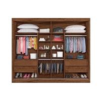 Guarda Roupa Casal 2 Portas de Correr e 4 Gavetas Verona Plus Branco - Europa