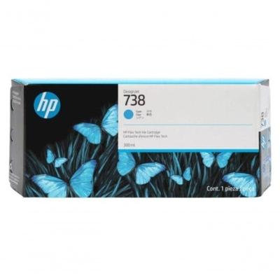Cartucho De Tinta Hp 738 Amarelo Pluk 130ml 498n7a