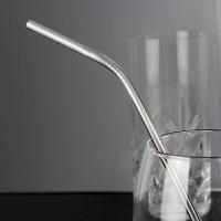 Kit 4 Canudos Reutilizáveis Em Aço Inox E Escova De Limpeza - 2