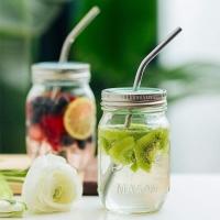 Kit 4 Canudos Reutilizáveis Em Aço Inox E Escova De Limpeza - 5