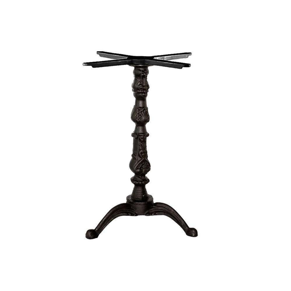 Kit Pé De Mesa Base E Trava Veroninha Em Ferro Fundido - 1