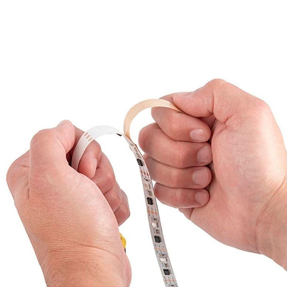 Kit 2 Fios Fita Led Luz Branca 120 Lâmpadas Led 2m à Pilha - 3