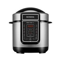 Panela De Pressão Elétrica Mondial Digital Master Cooker Pe-40 Panela Elétrica Pressão-127v-preto/inox - 3