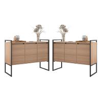 Buffet 3 Portas Rouxe Conjunto 2 Unidades - Montana Montana - 1