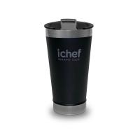 Copo Térmico Com Tampa Smart Cup Ichef 600 Ml | Preto - 1