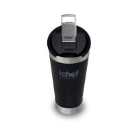 Copo Térmico Com Tampa Smart Cup Ichef 600 Ml | Preto - 5
