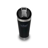 Copo Térmico Com Tampa Smart Cup Ichef 600 Ml | Preto - 6