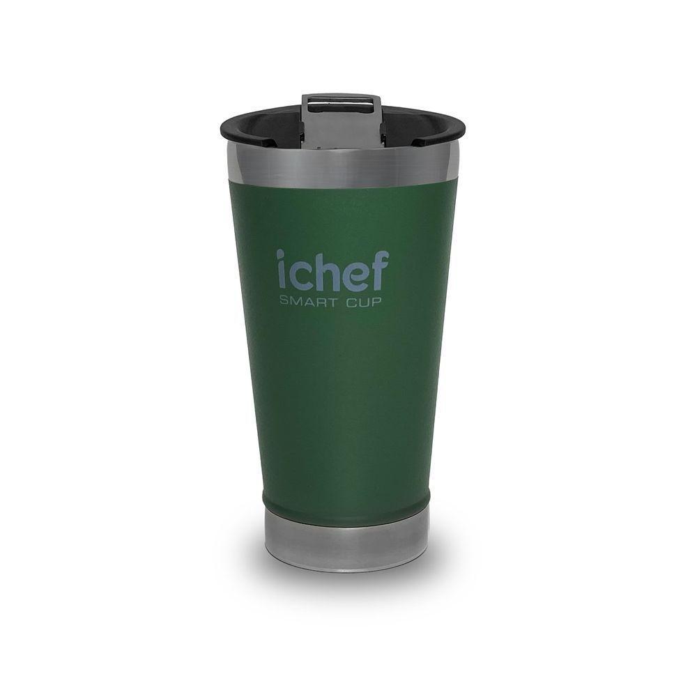 Copo Térmico Com Tampa Smart Cup Ichef 600 Ml | Verde - 1