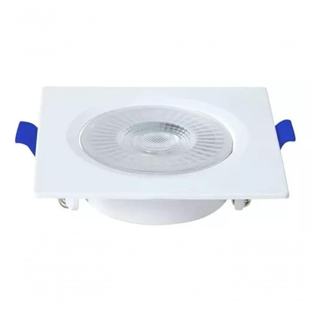 Spot Led Embutir Quadrado 3w 3000k Branco Blumenau Branco - Bivolt - 1