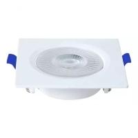 Spot Led Embutir Quadrado 3w 3000k Branco Blumenau Branco - Bivolt - 1