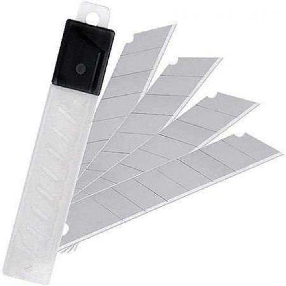 Lâmina Para Estilete 18mm Com 10 Peças - Fertak - 1