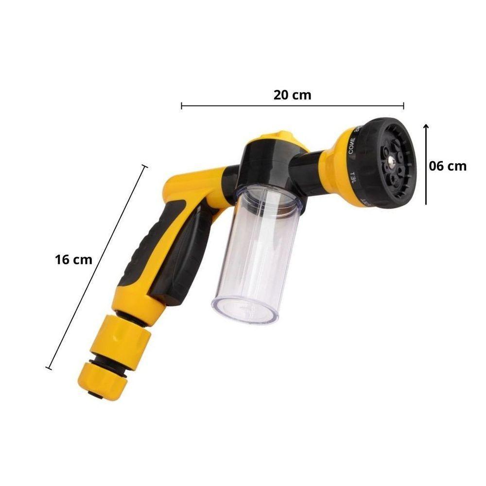 Esguicho P-mangueira 8 Jatos C- Reservatório P-sabão - Hutz - 4