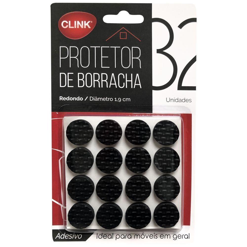 Protetor Para Moveis De Borracha 1,9cm - (kit 32pçs) Clink - 2