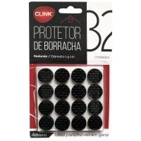 Protetor Para Moveis De Borracha 1,9cm - (kit 32pçs) Clink - 2