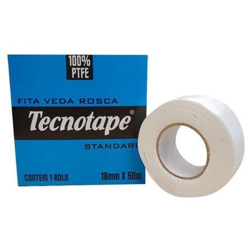 Fita Veda Rosca 18mm X 50m ( 10 Peças) Tecnotape - 2