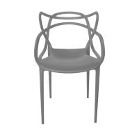 Conjunto Mesa De Jantar Retangular Eiffel Preta 120x80cm Com 4 Cadeiras Allegra - Cinza Escuro - 5