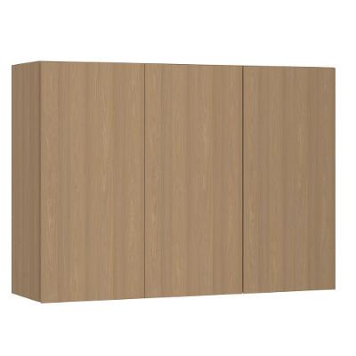 Armário Aéreo Slim 3 Portas Luciane 1,20m Freijo