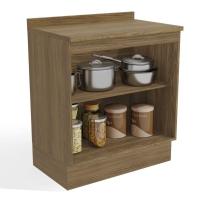 Balcão 80cm 2 Portas Botanic Kappesberg Nogueira Fosco/verde Oliva - 3