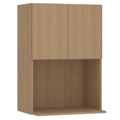 Armário Aéreo Slim 2 Portas Com Nicho Para Micro Luciane Freijo