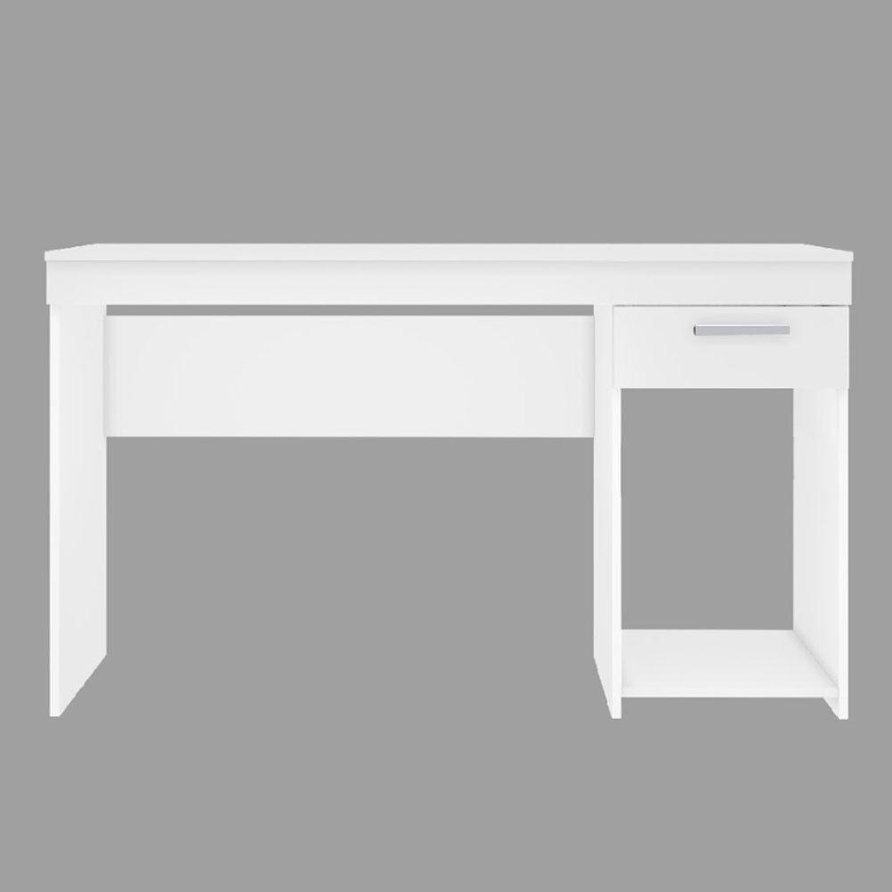 Mesa Office Escrivaninha Com 1 Gaveta Nt2070 Notável Branco New - 4