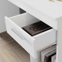 Mesa Office Escrivaninha Com 1 Gaveta Nt2070 Notável Branco New - 5