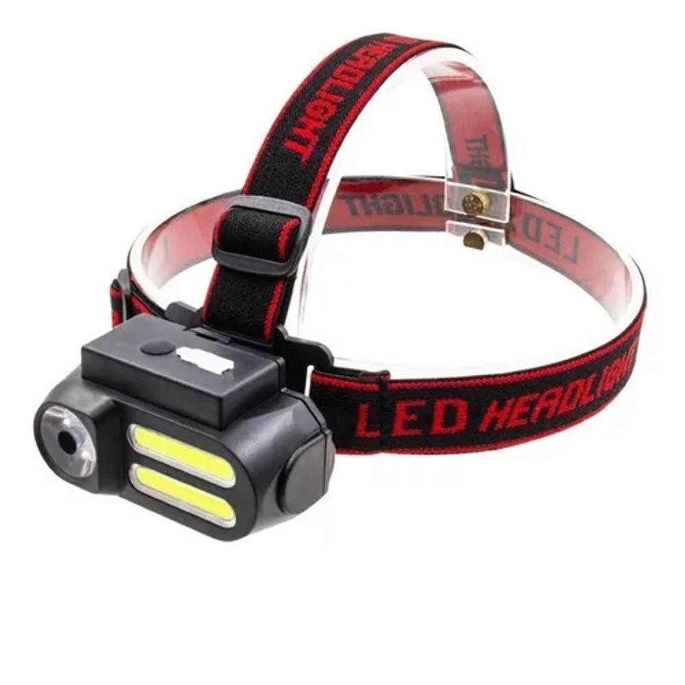 Lanterna Cabeça Led Recarregável Usb Profissional - 1