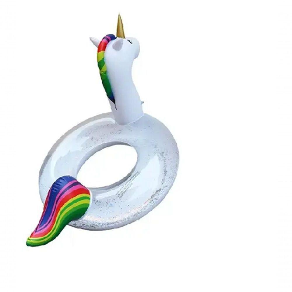 Boia Unicórnio Glitter Inflável Grande Adulto/infantil - 4