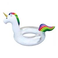Boia Unicórnio Glitter Inflável Grande Adulto/infantil - 2