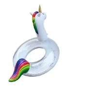 Boia Unicórnio Glitter Inflável Grande Adulto/infantil - 4