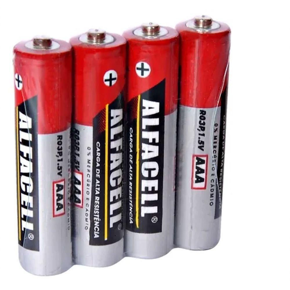 Pilha Palito Aaa Alfacell Caixa Com 60 Unidades - 3