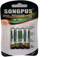 Pilhas Recarregáveis Aa 4700mah 4 Unidades - 1