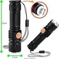 Lanterna Led Recarregável Usb Profissional