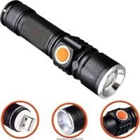 Lanterna Led Recarregável Usb Profissional - 5