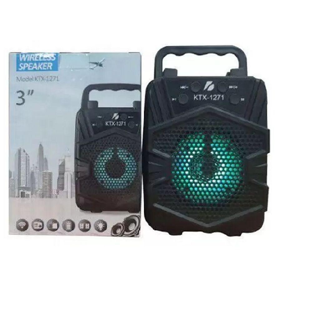 Caixa De Som Radio Mini Portátil Bluetooth Usb - 3