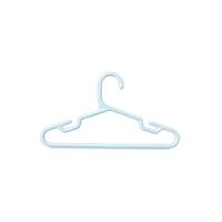 Kit 300un. Cabide Juvenil Cavado Tradicional Pp Branco - 1