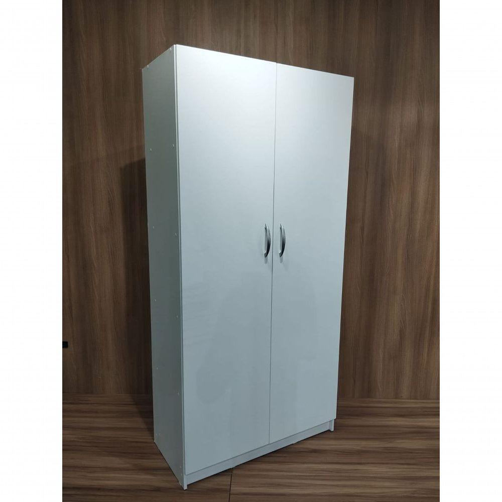 Armário Duas Portas 1,86a X 0,89l X 0,43p Branco - 4