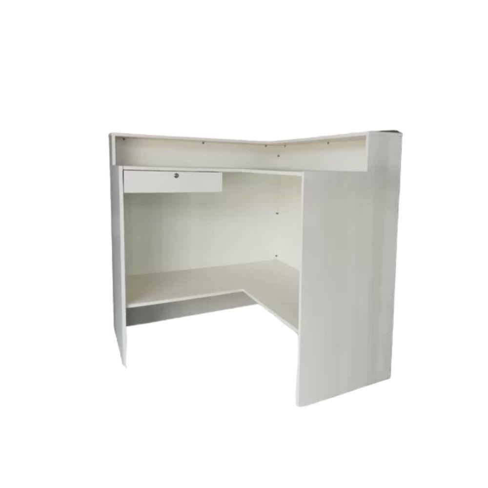 Balcão Caixa Em L 1,10a X 1,10l X 0,49p Branco - 1