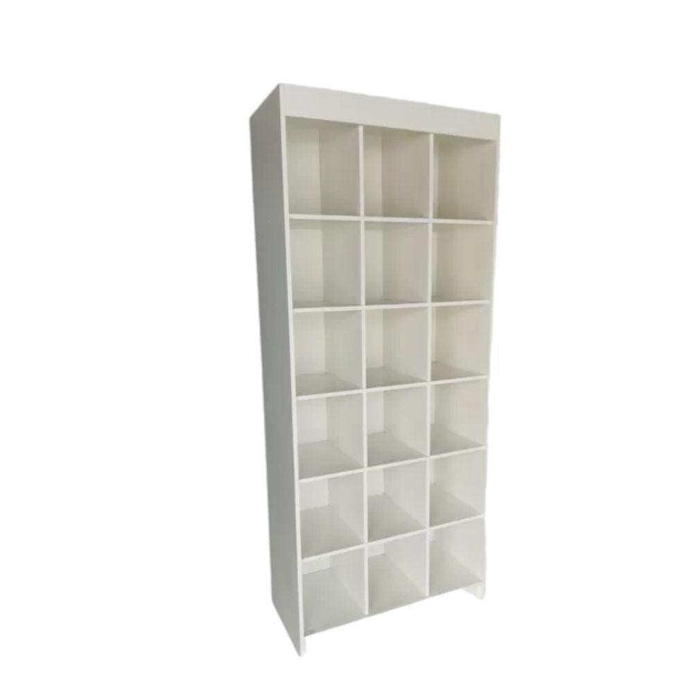 Armário Colmeia 2,08a X 0,89l X 0,41p Branco - 1