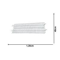 Tela P Pé Da Arara Desfile 1,20x0,40m Pé Soldado Branco - 2