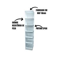 Armário Cantoneira 2,08a X 0,89l X 0,41p Branco - 3