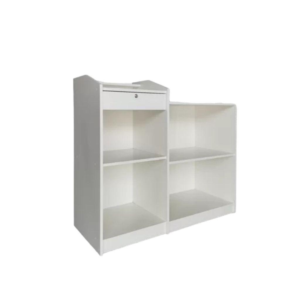 Balcão Caixa Pacote Simples 1,00a X 1,10l X 0,45p Branco - 1